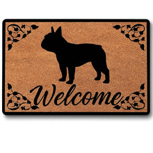 Load image into Gallery viewer, Warm French Bulldog Welcome Door Mat-Home Decor-Doormat,French Bulldog,Home Decor-6