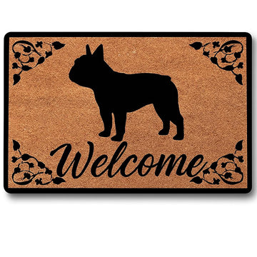 French Bulldog Welcome Door Mat 360x