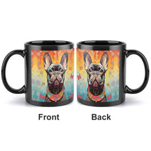 Load image into Gallery viewer, French Bulldog with Butterflies and Flowers Coffee Mug-2