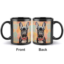 Load image into Gallery viewer, French Bulldog with Colorful Collar Coffee Mug-3