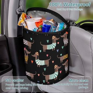 French Dachshunds in Love Multipurpose Car Storage Bag - 4 Colors-Car Accessories-Bags, Car Accessories, Dachshund-16