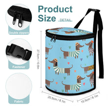 Load image into Gallery viewer, French Dachshunds in Love Multipurpose Car Storage Bag - 4 Colors-Car Accessories-Bags, Car Accessories, Dachshund-16