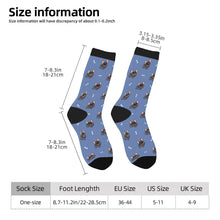 Load image into Gallery viewer, Frenchie Socks - Happy Happy Black Frenchie-Accessories-Accessories,Dog Dad Gifts,French Bulldog,Socks-6