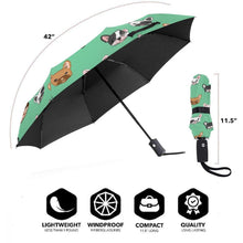Load image into Gallery viewer, Image of the size of frenchie umbrella