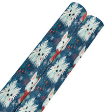 Load image into Gallery viewer, Frosty Whiskers Westie Christmas Gift Wrapping Paper - 2 Rolls-Christmas Ornament-Christmas,West Highland Terrier,Wrapping Paper-5
