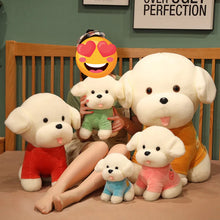 Load image into Gallery viewer, Fruity Jacket Bichon Frise Stuffed Animal Plush Toys (Small to Large Size)-Stuffed Animals-Bichon Frise, Home Decor, Stuffed Animal-1