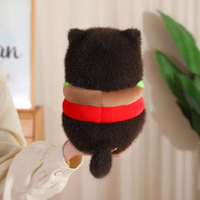 Load image into Gallery viewer, Funny Siamese Cat Plush Toy - Whimsical Burger Delight-15