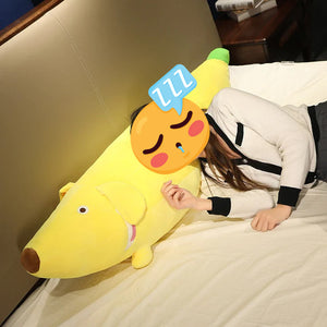 Funny Yellow Banana Dachshund Plush Toys and Pillows (Large to Giant Size)-Stuffed Animals-Dachshund, Home Decor, Stuffed Animal-9