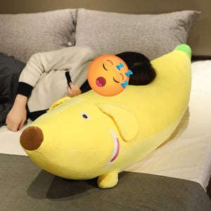 Funny Yellow Banana Dachshund Plush Toys and Pillows (Large to Giant Size)-Stuffed Animals-Dachshund, Home Decor, Stuffed Animal-7