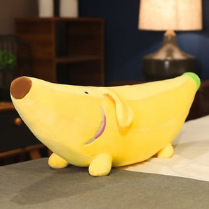 Funny Yellow Banana Dachshund Plush Toys and Pillows-Stuffed Animals-Dachshund, Home Decor, Stuffed Animal-5