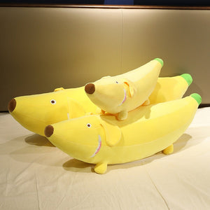 Funny Yellow Banana Dachshund Plush Toys and Pillows-Stuffed Animals-Dachshund, Home Decor, Stuffed Animal-6