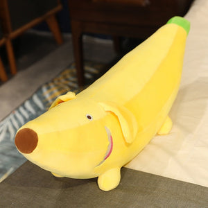 Funny Yellow Banana Dachshund Plush Toys and Pillows-Stuffed Animals-Dachshund, Home Decor, Stuffed Animal-7