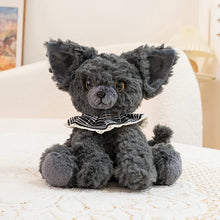Load image into Gallery viewer, Furry Black Devon Rex Plush Toys - Small Size - Pick Your Accessory-11