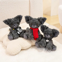 Load image into Gallery viewer, Furry Black Devon Rex Plush Toys - Small Size - Pick Your Accessory-18