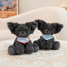 Load image into Gallery viewer, Furry Black Devon Rex Plush Toys - Small Size - Pick Your Accessory-19