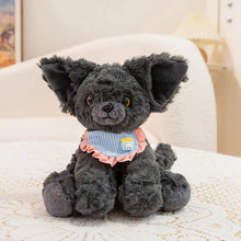 Load image into Gallery viewer, Furry Black Devon Rex Plush Toys - Small Size - Pick Your Accessory-9