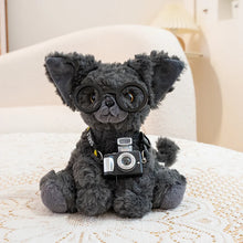 Load image into Gallery viewer, Furry Black Devon Rex Plush Toys - Small Size - Pick Your Accessory-xiang ji-13cm-29