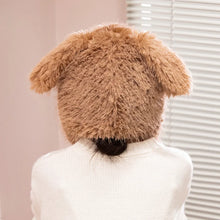 Load image into Gallery viewer, Furry Golden Retriever Love Plush Ear Flap Winter Hat-15