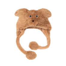 Load image into Gallery viewer, Furry Golden Retriever Love Plush Ear Flap Winter Hat-18