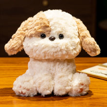 Load image into Gallery viewer, Furry Small Sitting Red White Cocker Spaniel Stuffed Animal Plush Toy-10