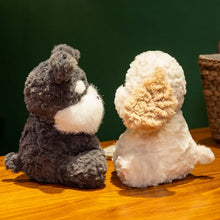 Load image into Gallery viewer, Furry Small Sitting Schnauzer Stuffed Animal Plush Toy-3