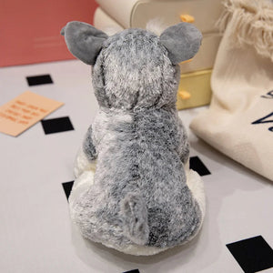 Furry Standing Schnauzer Stuffed Animal Plush Toys-Stuffed Animals-Schnauzer, Stuffed Animal-10