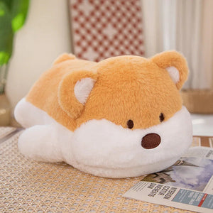 Fuzzy Bear Shiba Inu Stuffed Animal Plush Pillows-Stuffed Animals-Pillows, Shiba Inu, Stuffed Animal-4