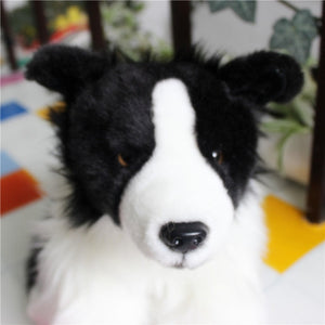 Fuzzy Border Collie Love Stuffed Animal Plush Toy-Stuffed Animals-Border Collie, Home Decor, Stuffed Animal-5