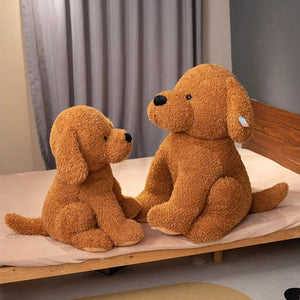Fuzzy Chocolate Labrador Love Stuffed Animal Plush Toys-5