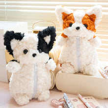 Load image into Gallery viewer, Fuzzy Corgi Love Plush Toy and Pencil Box-Stuffed Animals-Corgi,Dog Memorial Gifts,Stuffed Animal-15