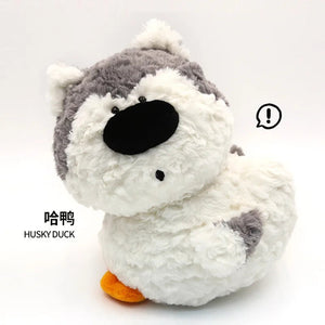 Fuzzy Duck Husky Stuffed Animal Plush Toy-Stuffed Animals-Siberian Husky, Stuffed Animal-6