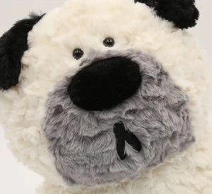 Fuzzy Duck Pug Stuffed Animal Plush Toy-White-30cm-10