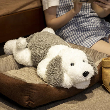 Fuzzy Face Old English Sheepdog Stuffed Animal Plush Toys Small to Me