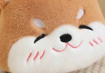 Fuzzy Honey Bee Shiba Inu Stuffed Animal Plush Toy-Stuffed Animals-Shiba Inu, Stuffed Animal-7