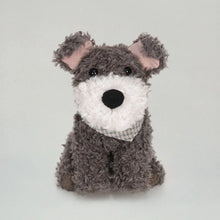Load image into Gallery viewer, Fuzzy Mini Schnauzer Stuffed Animal Plush Toys-Stuffed Animals-Dog Memorial Gifts,Schnauzer,Stuffed Animal-1