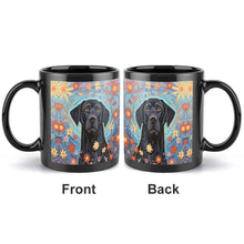 Load image into Gallery viewer, Garden of Stars Black Lab Coffee Mug-2