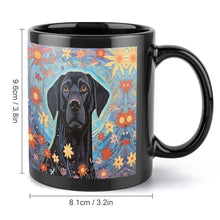 Load image into Gallery viewer, Garden of Stars Black Lab Coffee Mug-4