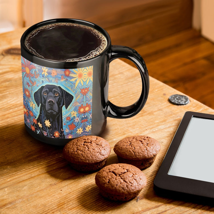 Garden Of Stars Black Lab Coffee Mug One Size Black 750x