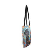 Load image into Gallery viewer, Garden of Stars Black Lab Special Lightweight Shopping Tote Bag-White-ONESIZE-3