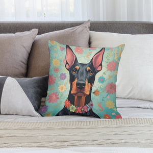 Gentle Guardian Doberman Plush Pillow Case-Cushion Cover-Doberman, Dog Dad Gifts, Dog Mom Gifts, Home Decor, Pillows-2