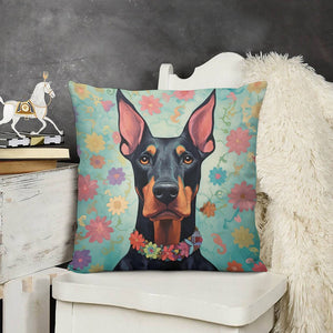 Gentle Guardian Doberman Plush Pillow Case-Cushion Cover-Doberman, Dog Dad Gifts, Dog Mom Gifts, Home Decor, Pillows-3