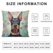 Load image into Gallery viewer, Gentle Guardian Doberman Plush Pillow Case-Cushion Cover-Doberman, Dog Dad Gifts, Dog Mom Gifts, Home Decor, Pillows-6