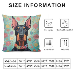 Gentle Guardian Doberman Plush Pillow Case-Cushion Cover-Doberman, Dog Dad Gifts, Dog Mom Gifts, Home Decor, Pillows-6