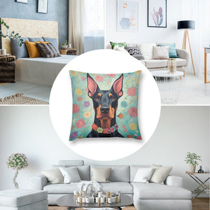 Gentle Guardian Doberman Plush Pillow Case-Cushion Cover-Doberman, Dog Dad Gifts, Dog Mom Gifts, Home Decor, Pillows-8