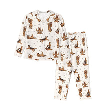 Load image into Gallery viewer, German Shepherd Pajamas for Women - XL Available - German Shepherds Doing Yoga-Pajamas-Apparel,Dog Mom Gifts,German Shepherd,Pajamas-11