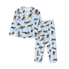 Load image into Gallery viewer, German Shepherd Pajamas for Women - XL Available - Yes I Love German Shepherd-Pajamas-Apparel,Dog Mom Gifts,German Shepherd,Pajamas-9