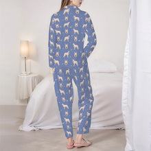 Load image into Gallery viewer, German Shepherd Pajamas for Women - XL Available - Yes I Love White German Shepherds-Pajamas-Apparel,Dog Mom Gifts,German Shepherd,Pajamas-4