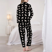 Load image into Gallery viewer, German Shepherd Pajamas for Women - XL Available - Yes I Love White German Shepherds-Pajamas-Apparel,Dog Mom Gifts,German Shepherd,Pajamas-6