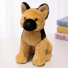 Load image into Gallery viewer, German Shepherd Plush - Perky Ear Cutie - Sitting and Belly Flop Designs-22cm German-1