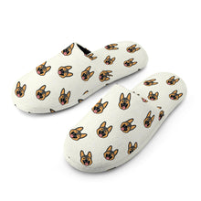 Load image into Gallery viewer, German Shepherd Slippers for Women - Beaming German Shepherd Love - Flannel-Accessories,Dog Mom Gifts,German Shepherd,Slippers-10